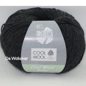 Cool Wool Baby 205 antraciet grijs