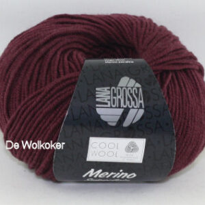 Merino Cool Wool 585 donker wijnrood-0