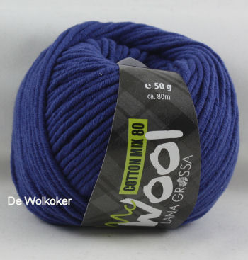 Mc Wool 80 cotton mix 511 blauw-0