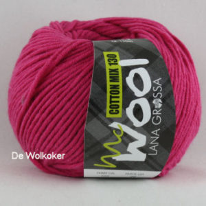 Mc Wool 130 cotton mix 105 fuchia-0