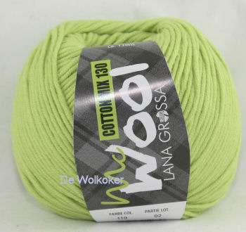 Mc Wool 130 cotton mix 119 limegroen-0