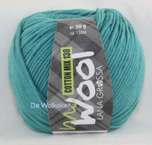 Mc Wool 130 cotton mix 121 zeegroen-0