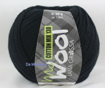 Mc Wool 130 cotton mix 118 zwart-0