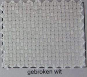 Aïda stof 140 cm breed, 5,5 gebroken wit (prijs per 10 cm)-0