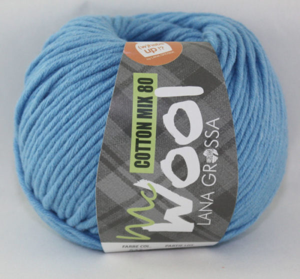 Mc Wool 80 cotton mix 537 ijsblauw-0