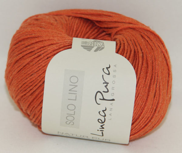 Solo Lino 016 donker oranje