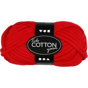 Cotton Tube Textielgaren 42504 rood