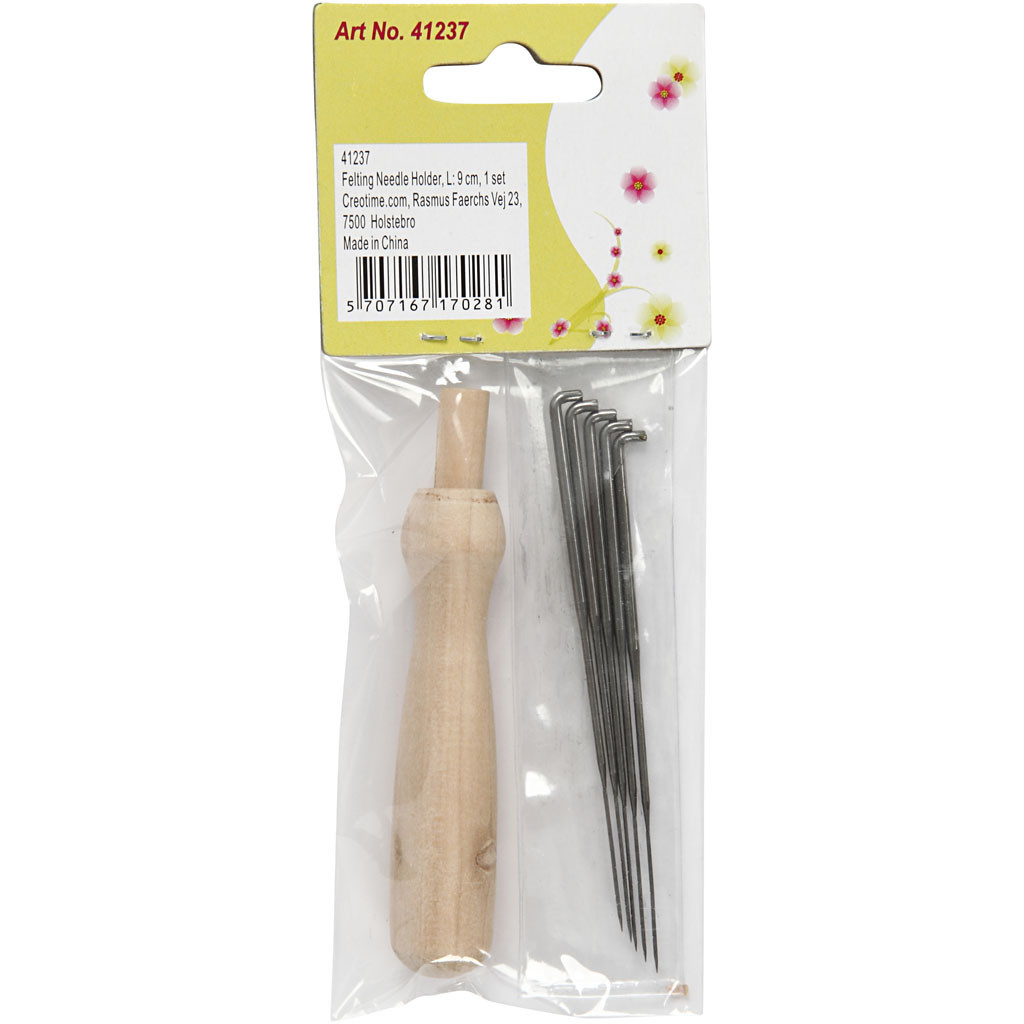 Viltnaald houder set-15330