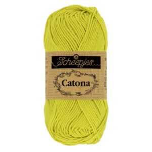 Scheepjes Catona 245 Green Yellow