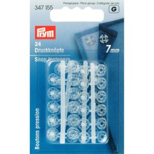 Drukkers 7 mm transparant Prym 347 155