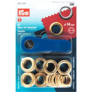 Ring en Schijf 14 mm goud Prym 541 373