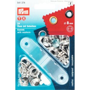 Ring en Schijf 8 mm zilver Prym 541 374