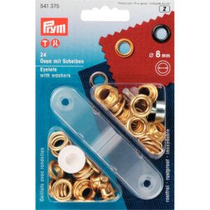 Ring en Schijf 8 mm goud Prym 541 375