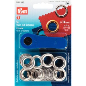 Ring en Schijf 14 mm zilver Prym 541 383
