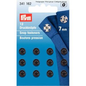 Drukkers 7 mm zwart Prym 341 162