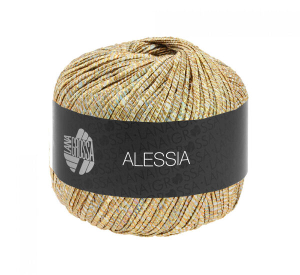 Alessia 102 (ecru, grijsgroen, goud, koper)