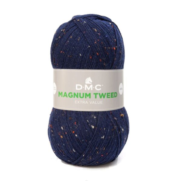 magnum tweed 636 donkerblauw