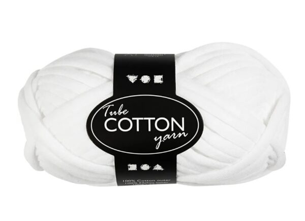 Cotton Tube Textielgaren 42501 Wit
