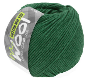 Mc Wool Cotton Mix 130 179 Donkergroen
