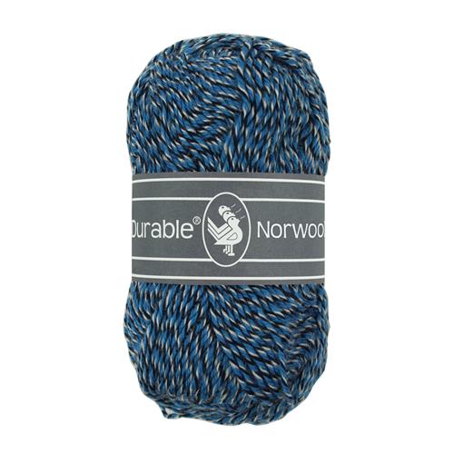 Durable Norwool M235 Blauw Wit Donkerblauw