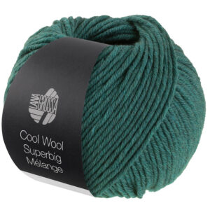 Cool Wool Superbig Mélange 210 Petrolgroen