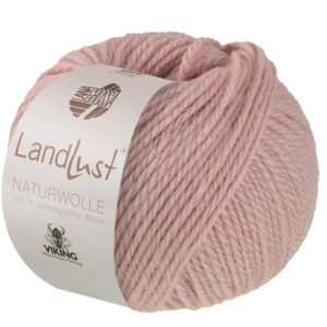 Landlust Naturwolle 019 Grijsroze