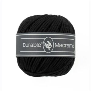 Durable Macramé 325 Zwart