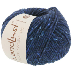 Landlust Soft Tweed 90 014 Donkerblauw Mêlee