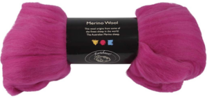 Gekaarde Lontwol Fuchsia