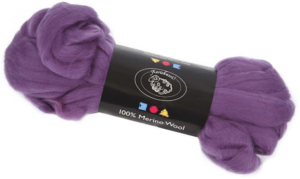 Gekaarde Lontwol Violet
